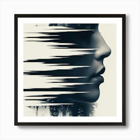 Woman'S Face 20 Art Print