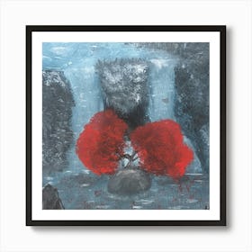 Under Waterfall Art Print