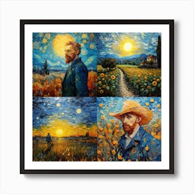 Sunflowers By Van Gogh Art Print