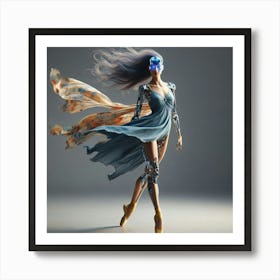 Robot Dancer Art Print