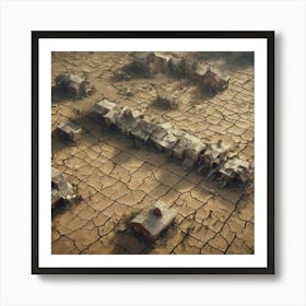 Village In The Desert 4 Art Print