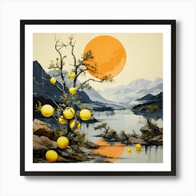 Elevate Your Spirit With Citrus Mountains Art Print