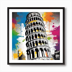 Leaning Tower Of Pisa 1 Art Print