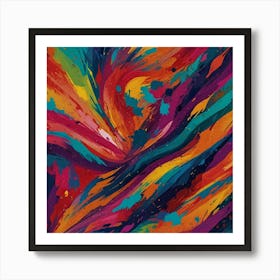 Default Create Unique Design Of Colorful Art 2 Art Print