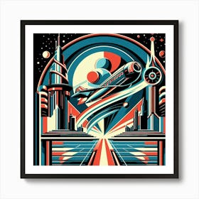 Spaceship Art Print