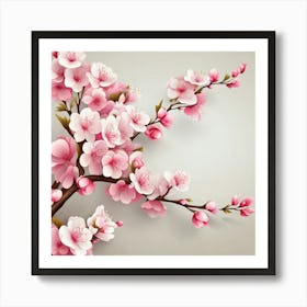 Cherry Blossoms art print 4 Art Print