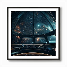 Spaceship View Art Print