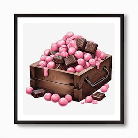 Pink Candy Crate 1 Póster