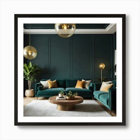 Modern Living Room 105 Art Print