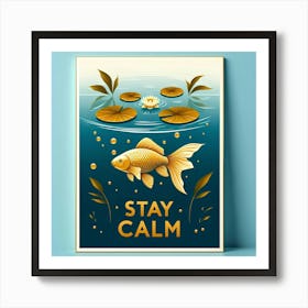 Stay Calm Art Print