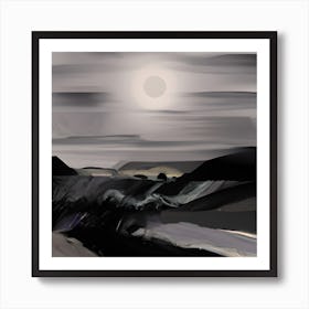 Dark Landscape 1 Art Print