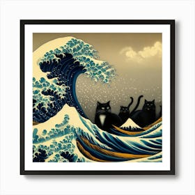 Great Wave Off Kanagawa 2 Art Print