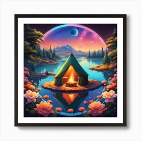 Campfire Art Print