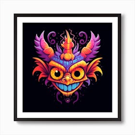 Demon Head Art Print