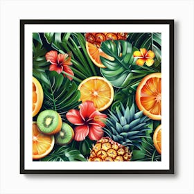 Tropical Fusion (3) Art Print