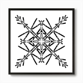 Snowflake 18 Art Print