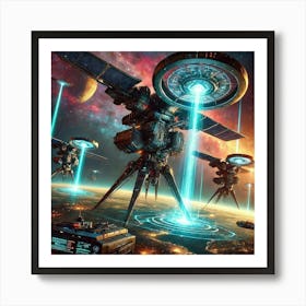 Orbital Strike Platforms 1024x1024 1 Art Print