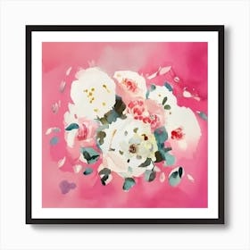 Watercolor Flowers Art Print