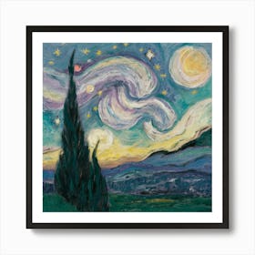 Starry Night 2 Art Print