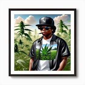 Weed & Hip Hop Eazy - E Art Print
