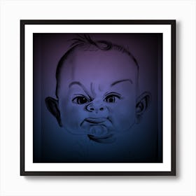 Baby'S Face Art Print