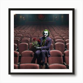 Joker In The Auditorium Art Print