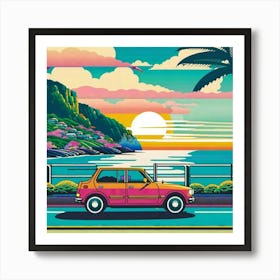 Paradise Drive Art Print