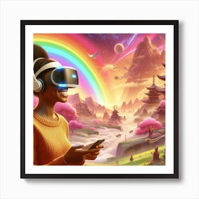 Vr Headset Art Print