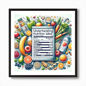 Nutrition Label Art Print