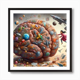 'Brainstorm' Art Print