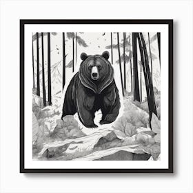 Bear In The Woods 9 Poster