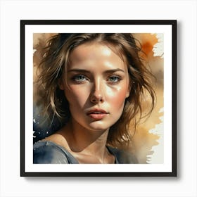 Portrait Of A Woman 53 Art Print