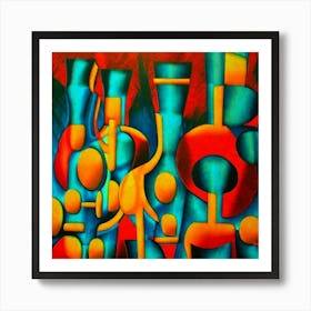 Abstract Song - Floyd Storm Art Print
