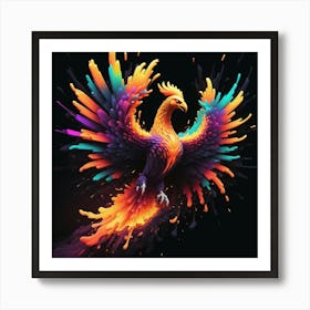 Phoenix Painting Art Print