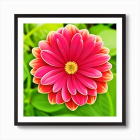 Dahlia Flower 4 Art Print