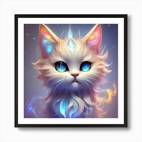 Cute Cat 5 Art Print