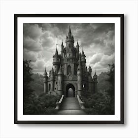 Castle In The Sky 45 Art Print