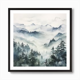 Misty Morning Art Print