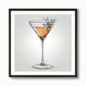 Cocktail In A Glass Art Print