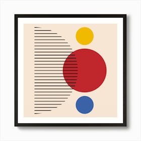 Abstract Circles 10 Art Print