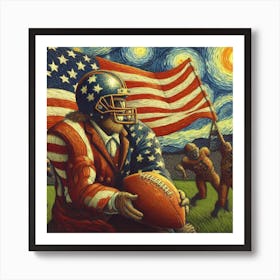 American Football Art Print