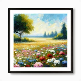 Meadow Of Flowers Art Print