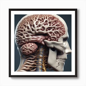 Human Head And Neck Art Print