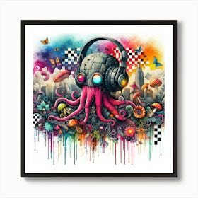 Octopus 10 Art Print