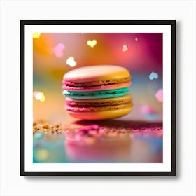 Love Macarons (2) Art Print
