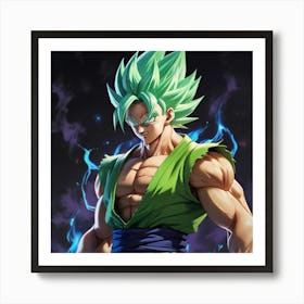 Dragon Ball Z Wallpaper 48 Art Print