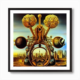 Clockwork City Art Print