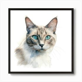 Raas Cat Portrait Art Print