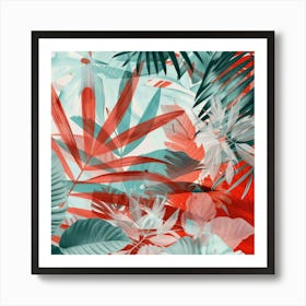 Tropical Leaves 112 Art Print