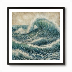 Ocean Wave Art Print